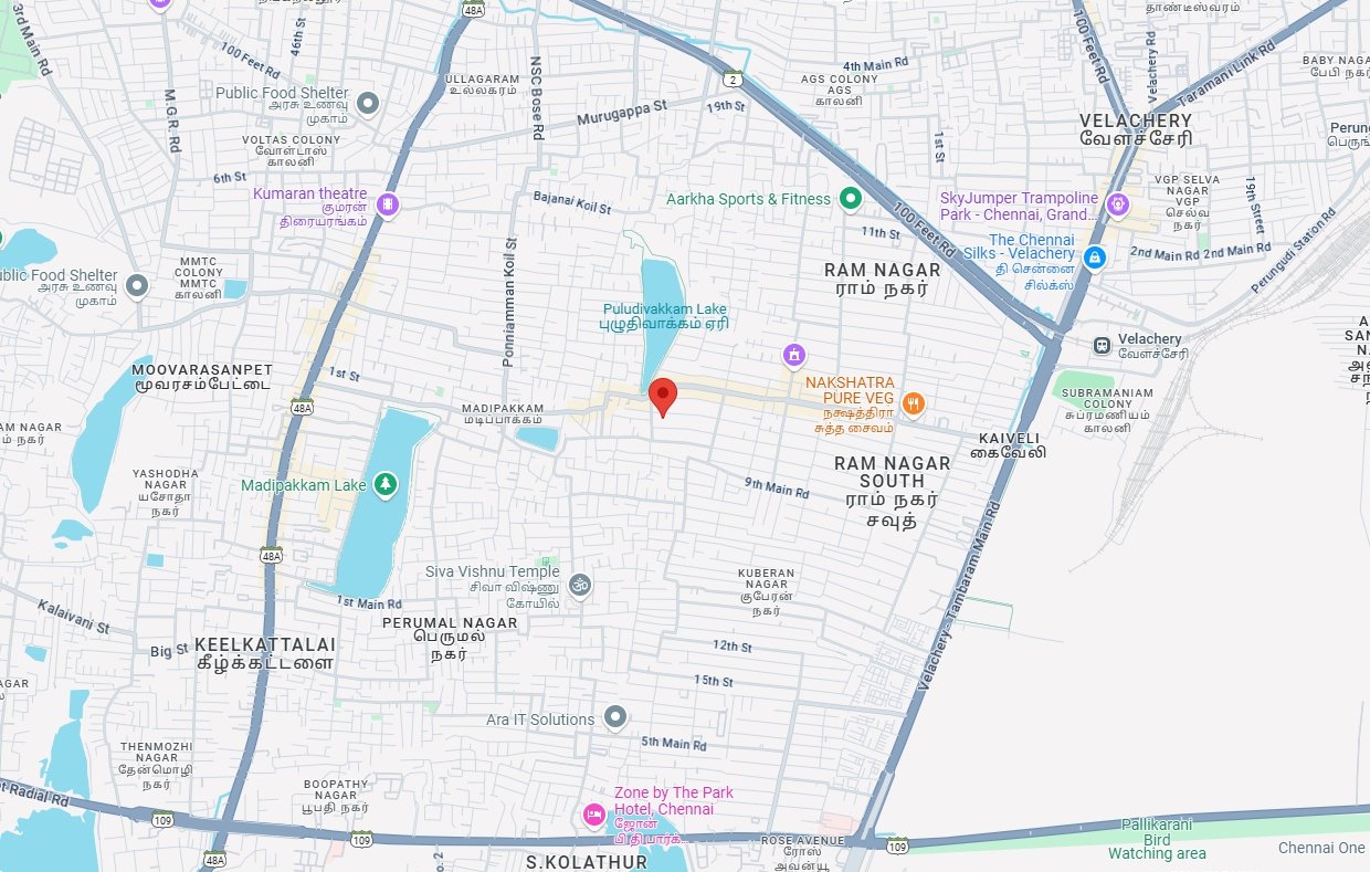 Location Map — Perfect Prajaya