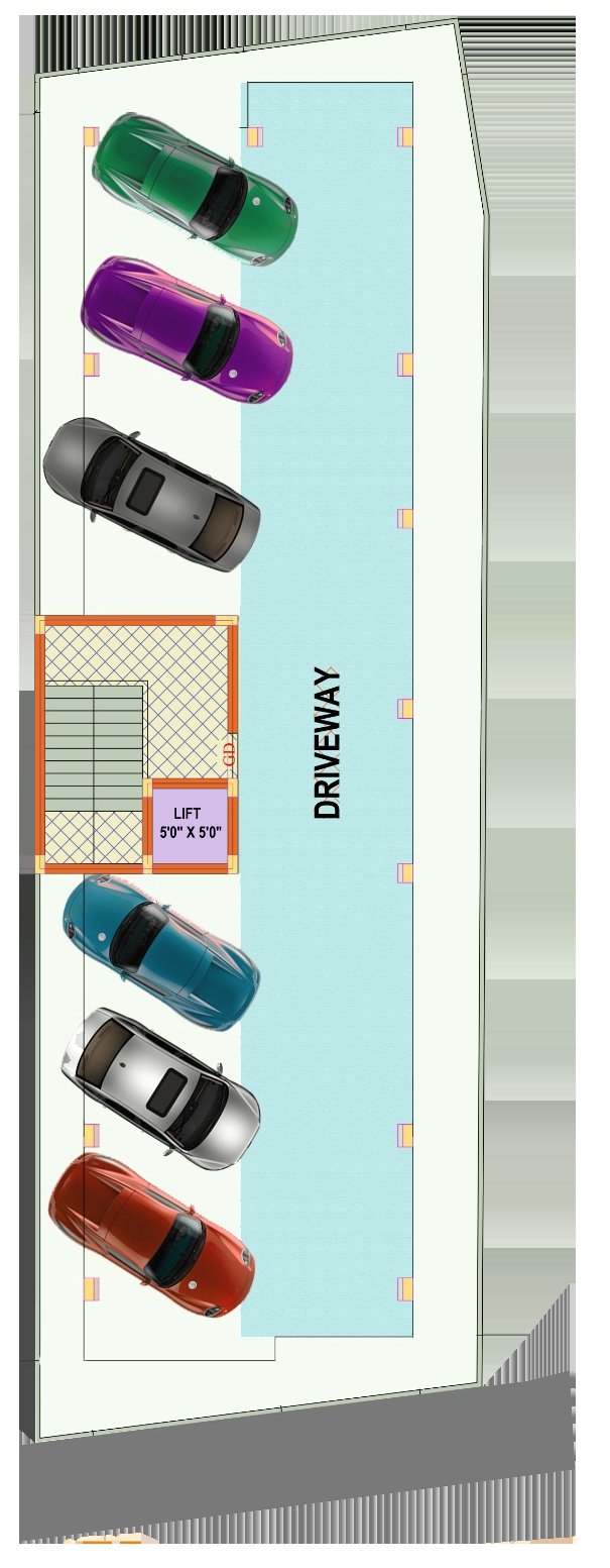 Stilt / Parking Plan — Perfect Prajaya