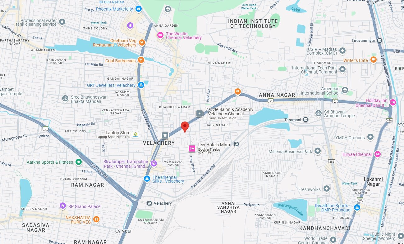 Location Map — Perfect Sastha